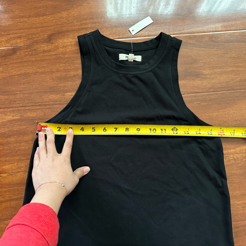 Brightside Ruffle Tank Mini Dress xxs - Picture 6 of 7